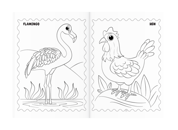 My Favourite  Birds Colouring Book - Image 3