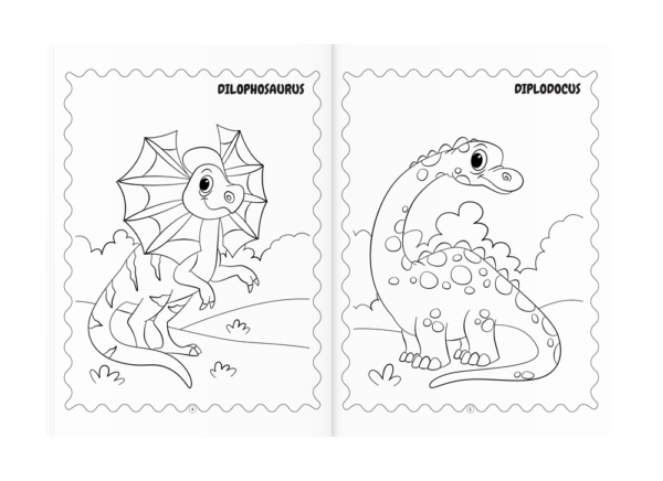My Favourite  Dino Colouring Book - Image 4