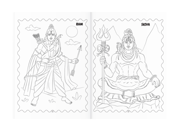 My Favourite Indian Mythology Colouring Book - Image 2