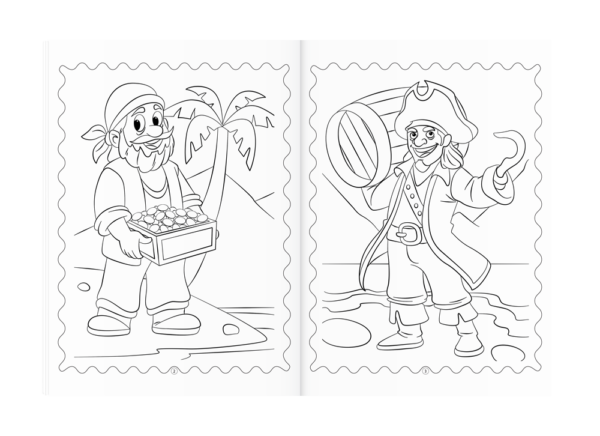 My Favourite  Pirates Colouring Book - Image 4