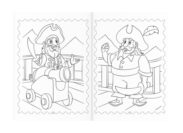 My Favourite  Pirates Colouring Book - Image 3